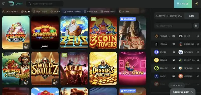 Drip Casino Mobile App Experience