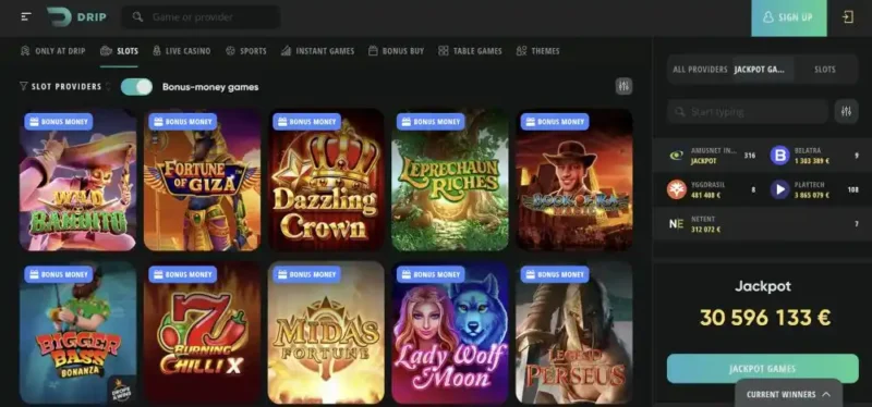 Drip Casino Tournaments