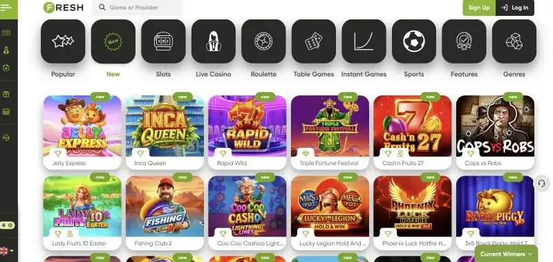 Fresh Casino VIP Status and FreshCoins