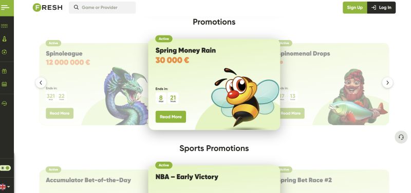 Fresh Casino Megaways and High Volatility Pokies
