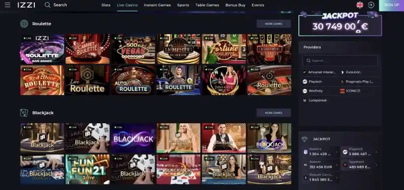 Izzi Casino Bonus Architecture