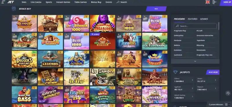Jet Casino POLi Payment and Crypto Methods