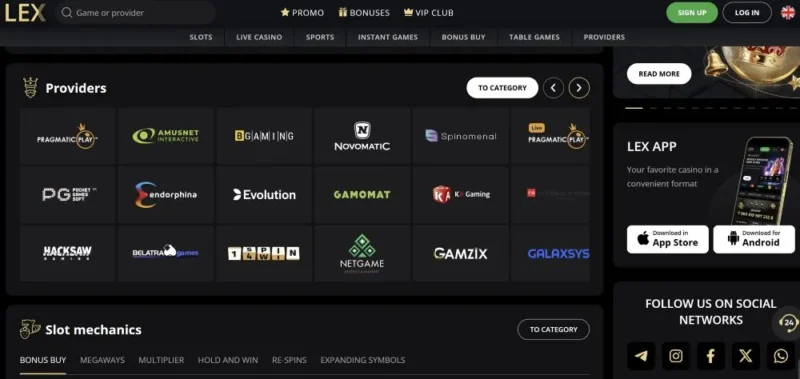 Lex Casino Cashier and POLi Banking