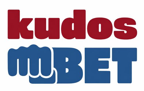 KudosBet logo with bold lettering on white background.