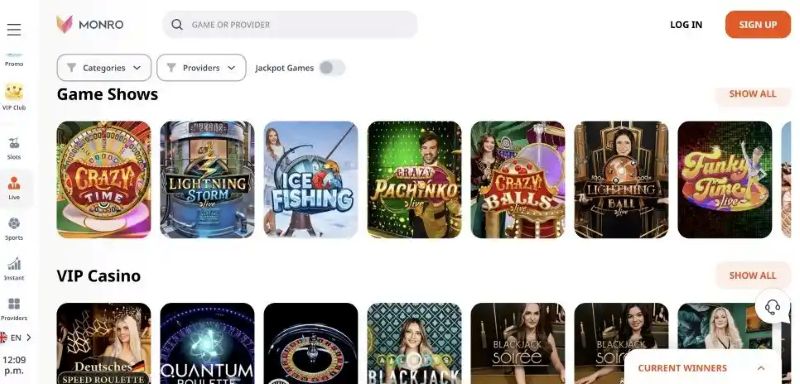 Monro Casino Bonus Architecture