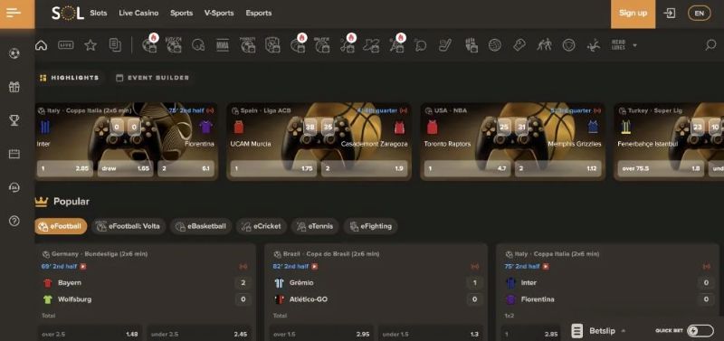 Sol Casino Mobile PWA App
