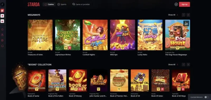 Starda Casino Additional Features